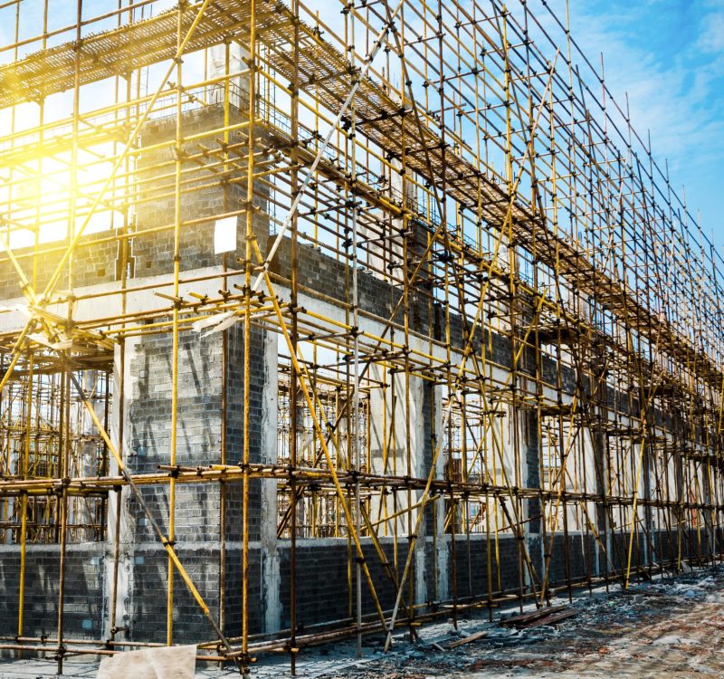 large building-site